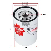 Sakura Filter C-1009 lọc nhớt