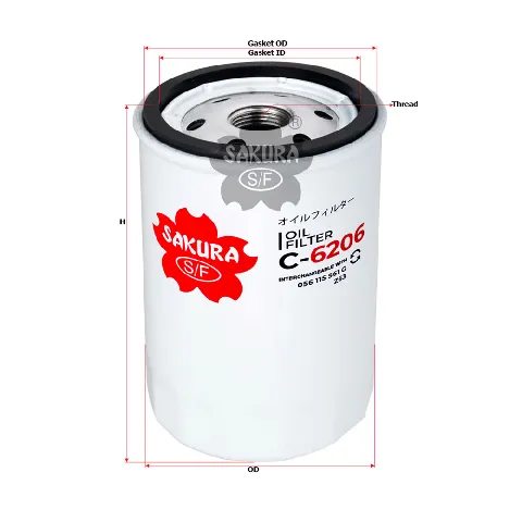 Sakura Filter C-6206 lọc nhớt